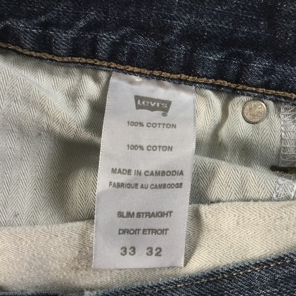 Levi’s 514 Men’s slim straight leg blue je… - Picture 8 of 8